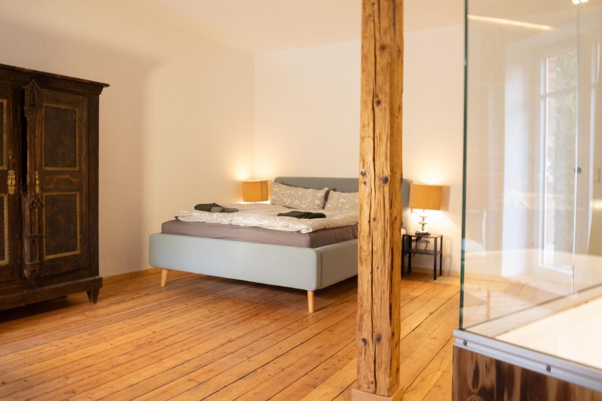 Loft Apartment Mit Grosser Badewanne B Mugeln Exterior foto