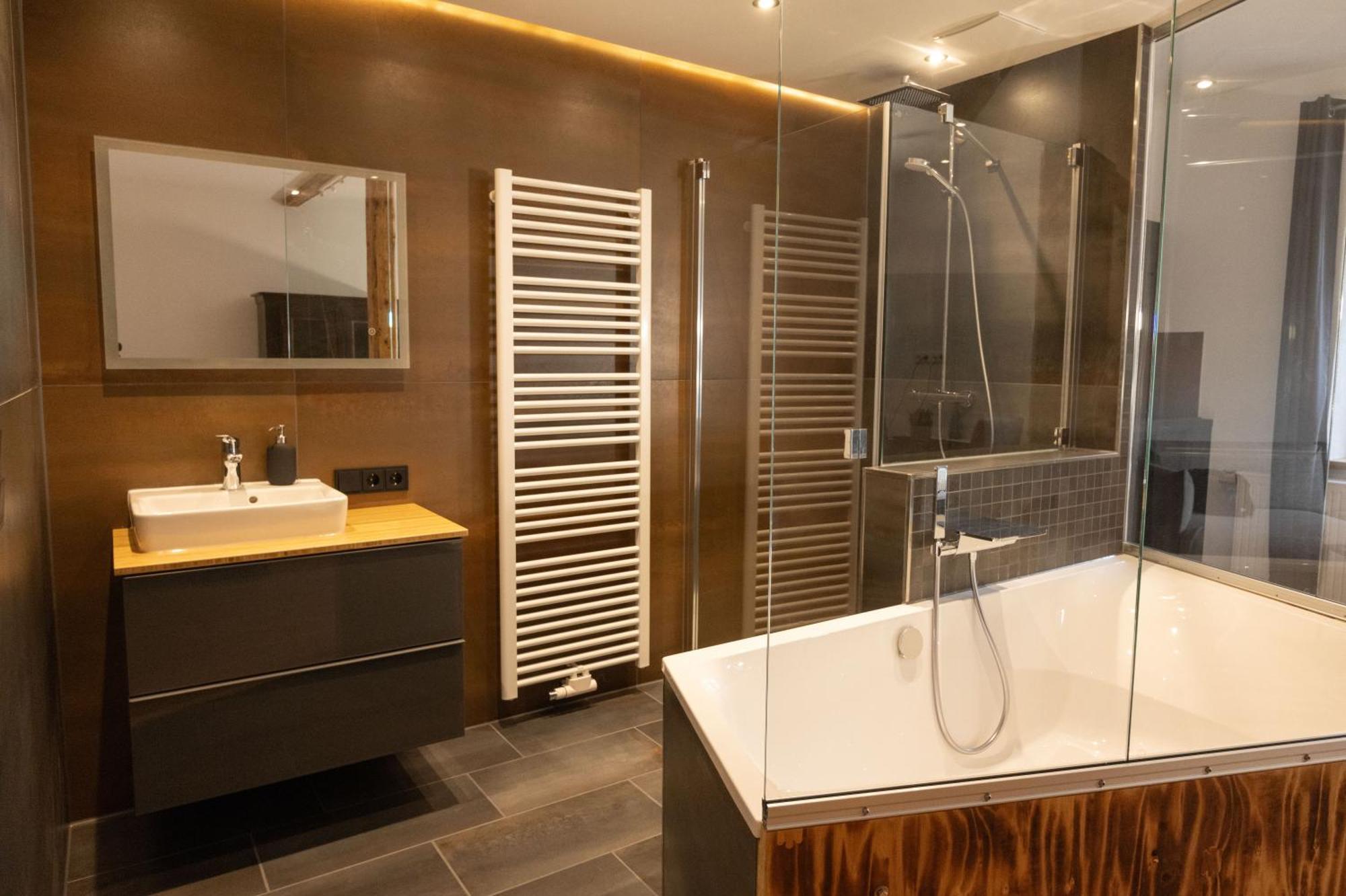 Loft Apartment Mit Grosser Badewanne B Mugeln Exterior foto